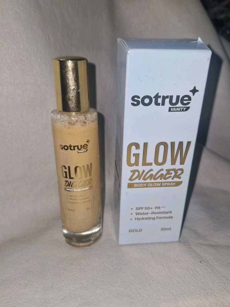 So True Glow Digger Body Spray