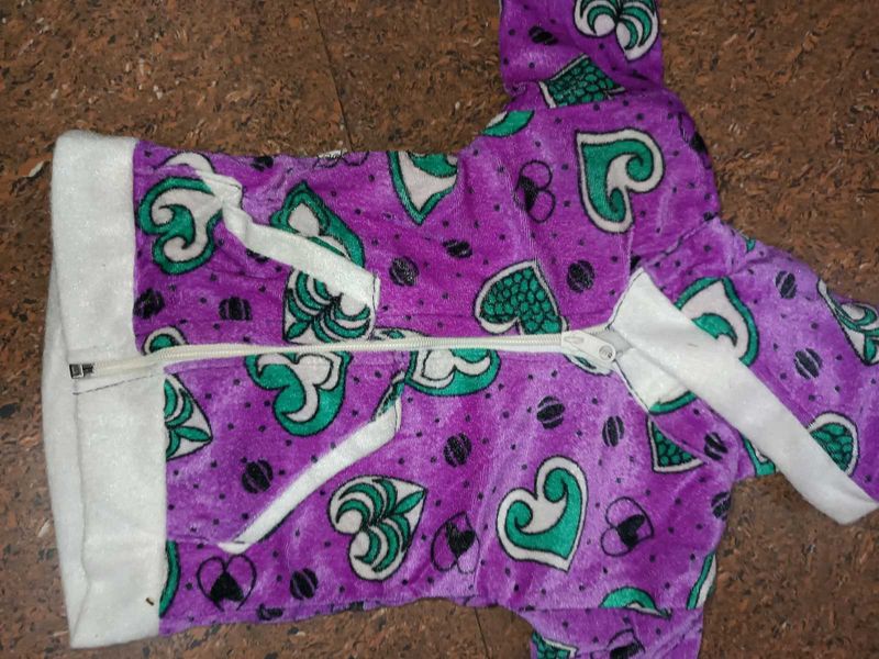 Cute Purple Kids Hoodie