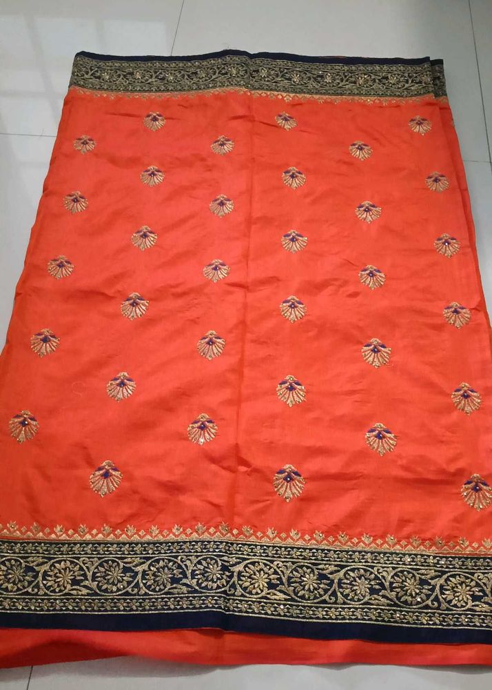 New Saree With Blouse Peice