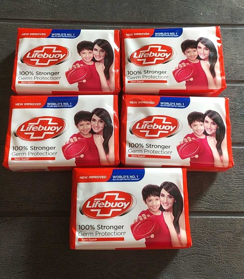 Lifebuoy Germ Protection Soap Pack Of 5