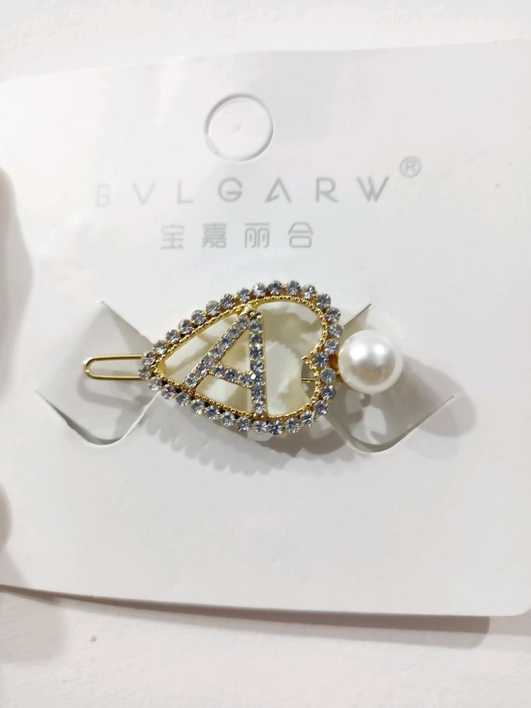 New Hair Pin With Earring Stud