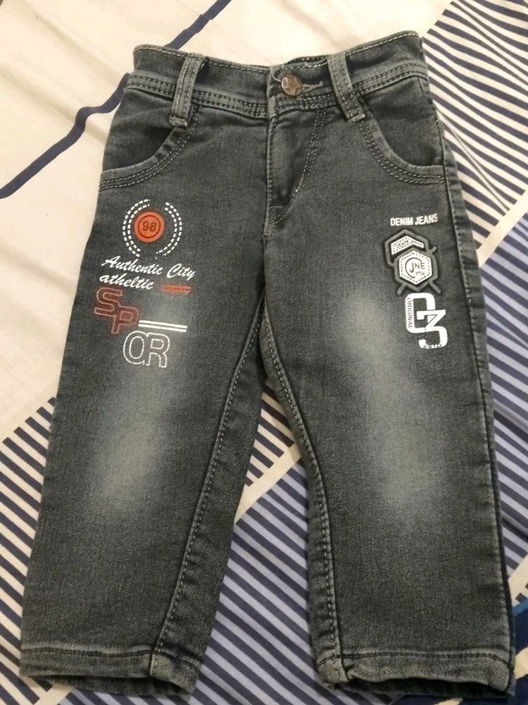 Boy's Denim Jeans with Detail