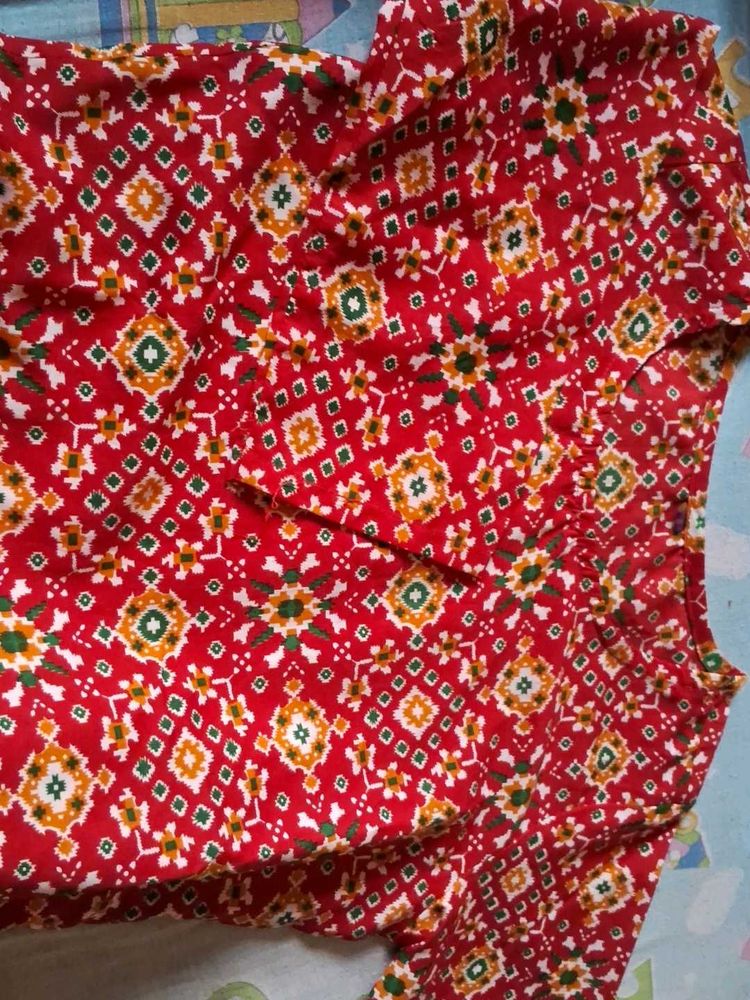 Red Fresh Kurti