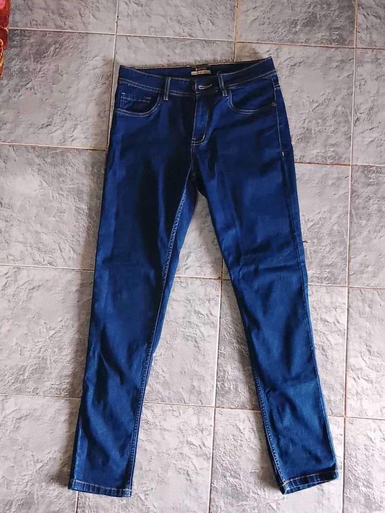 Dark Blue Denim Jeans