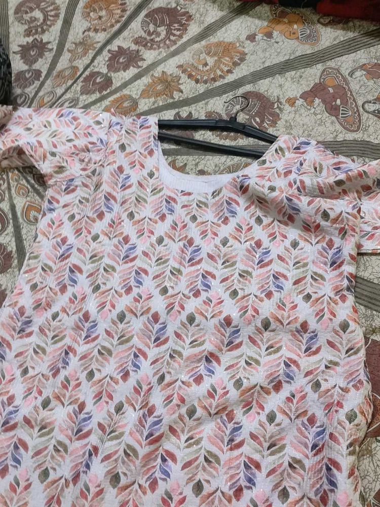 Leaf Print Kurti