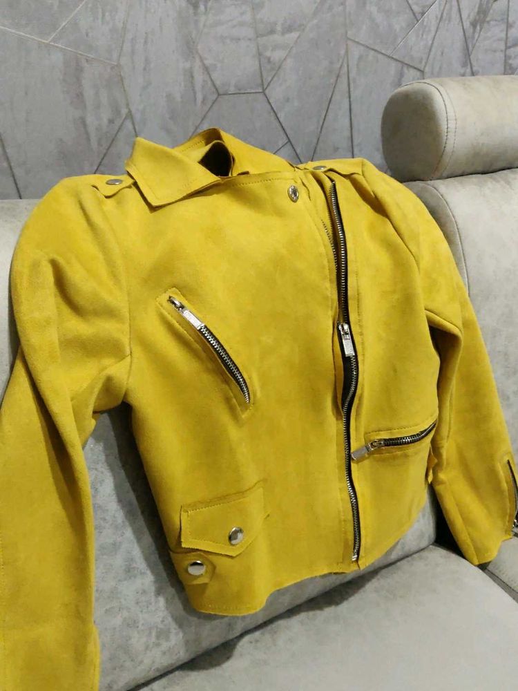 Crop Mustard Jacket