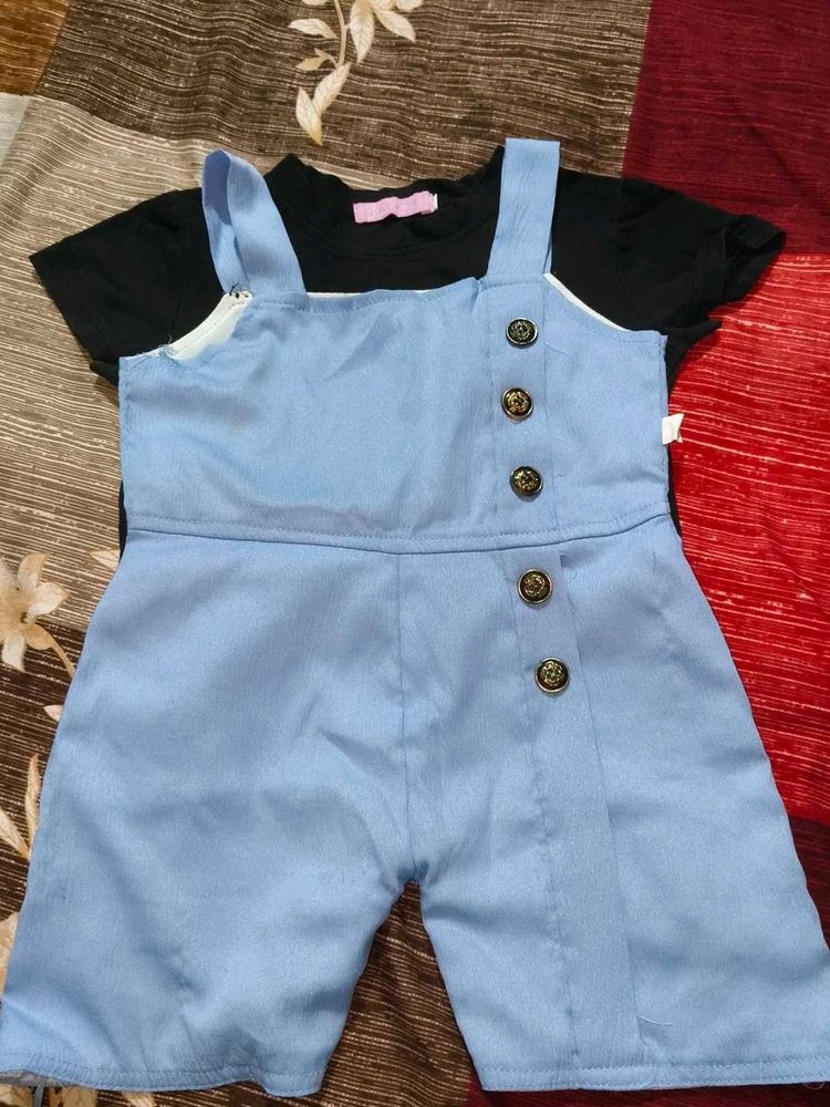 Cute Baby Blue Romper
