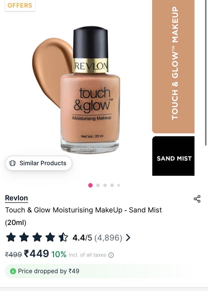 Revlon Touch And Glow Foundation