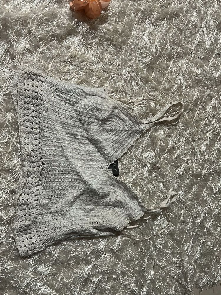 Crochet Knit Crop Top