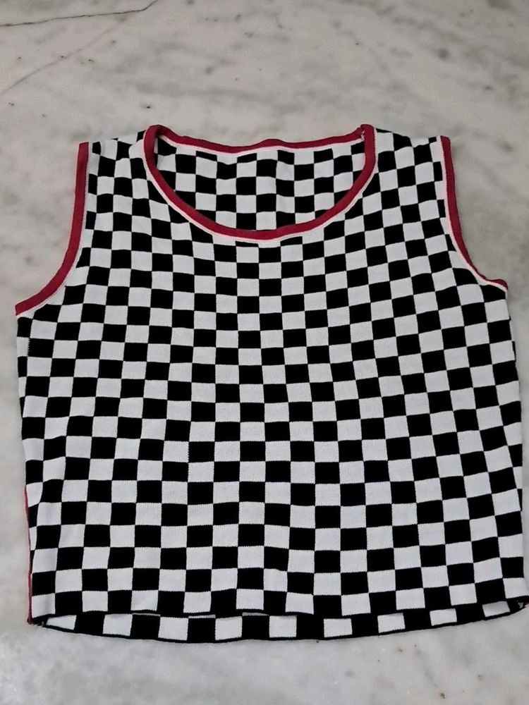 Checkered Tank Top