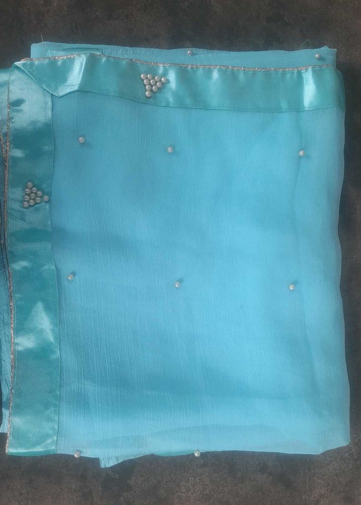 Elegant Blue Dupatta