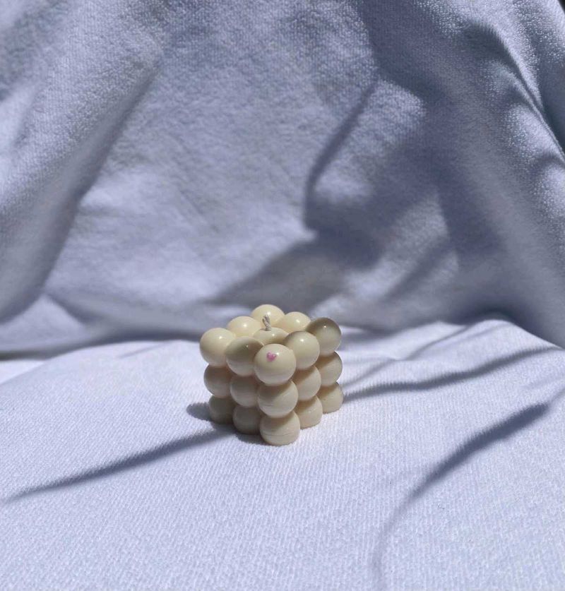 Bubble Cube Candle