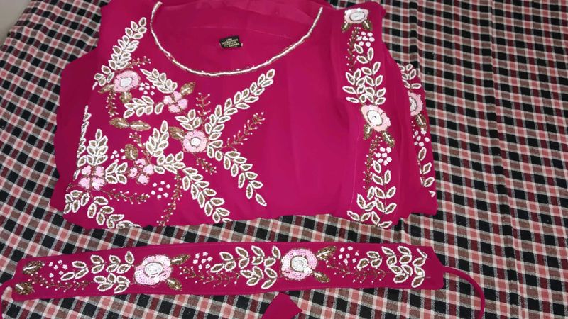 Elegant Pink Kurta Set
