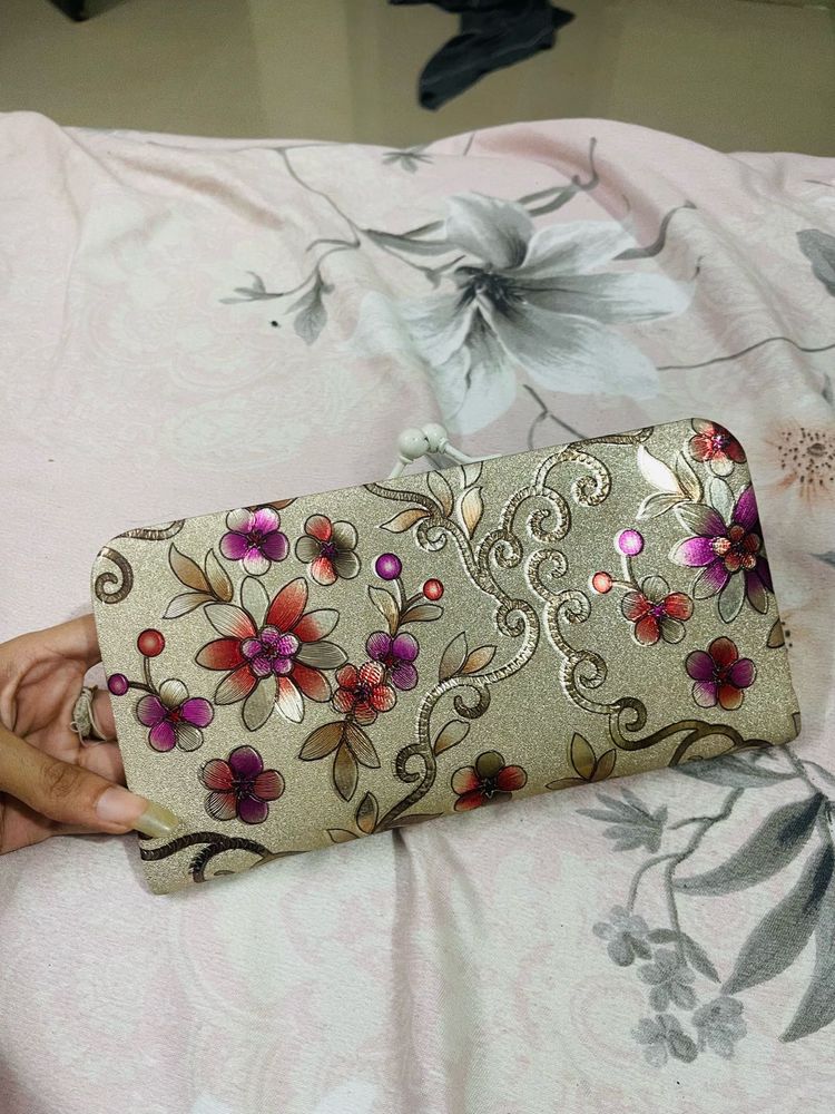 Small Floral Clutch