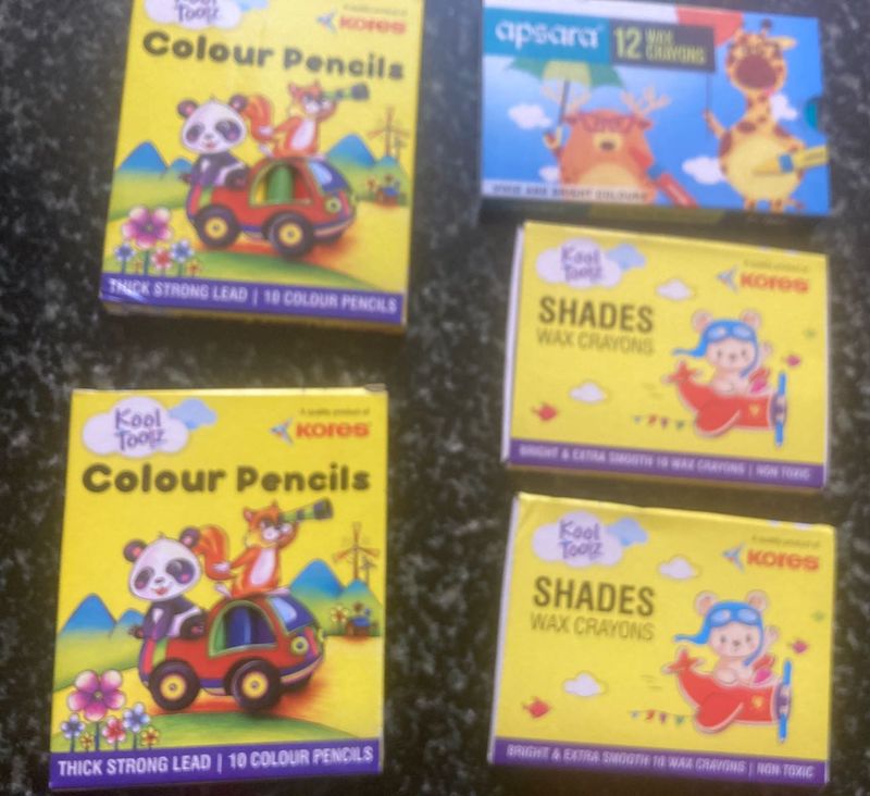 Crayons And Color Pencil