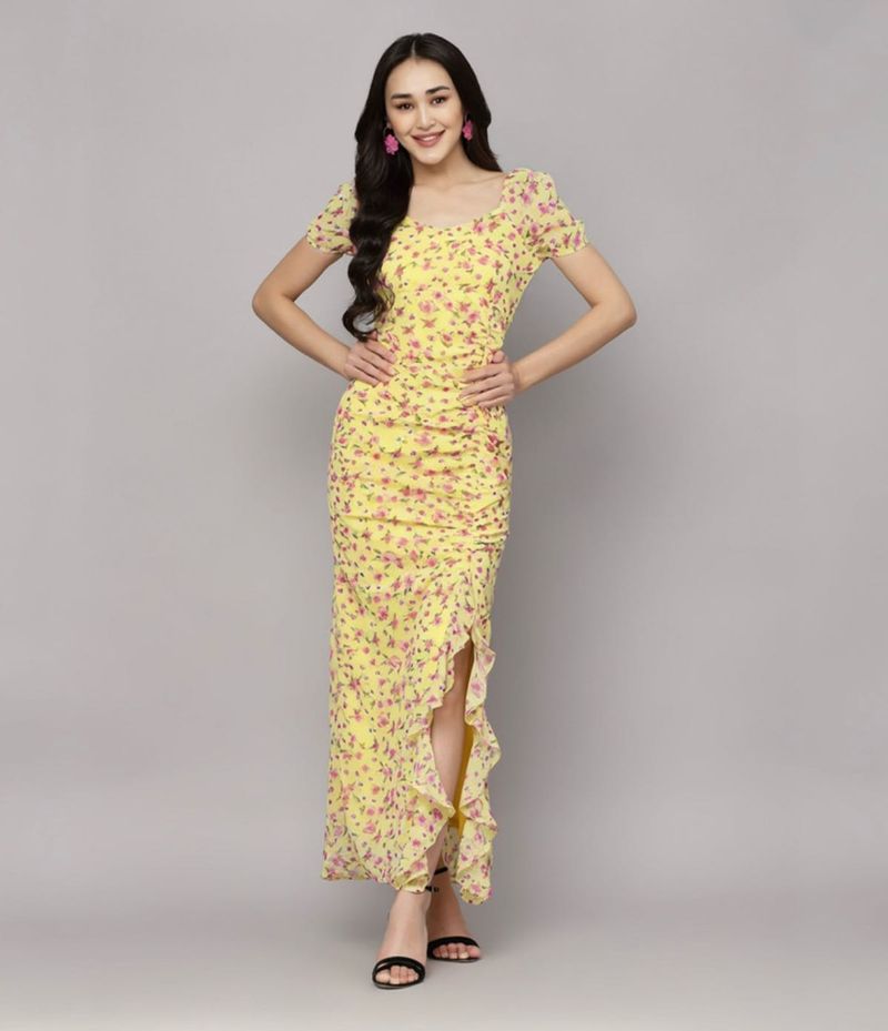Floral Print Maxi Dress