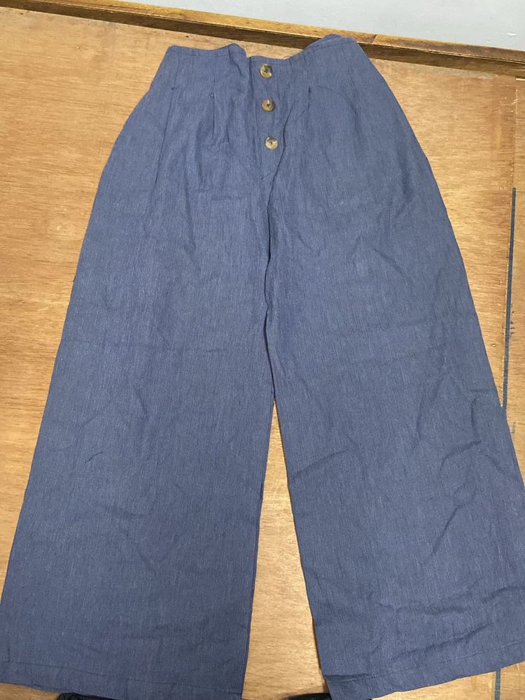 Women Blue Trousers