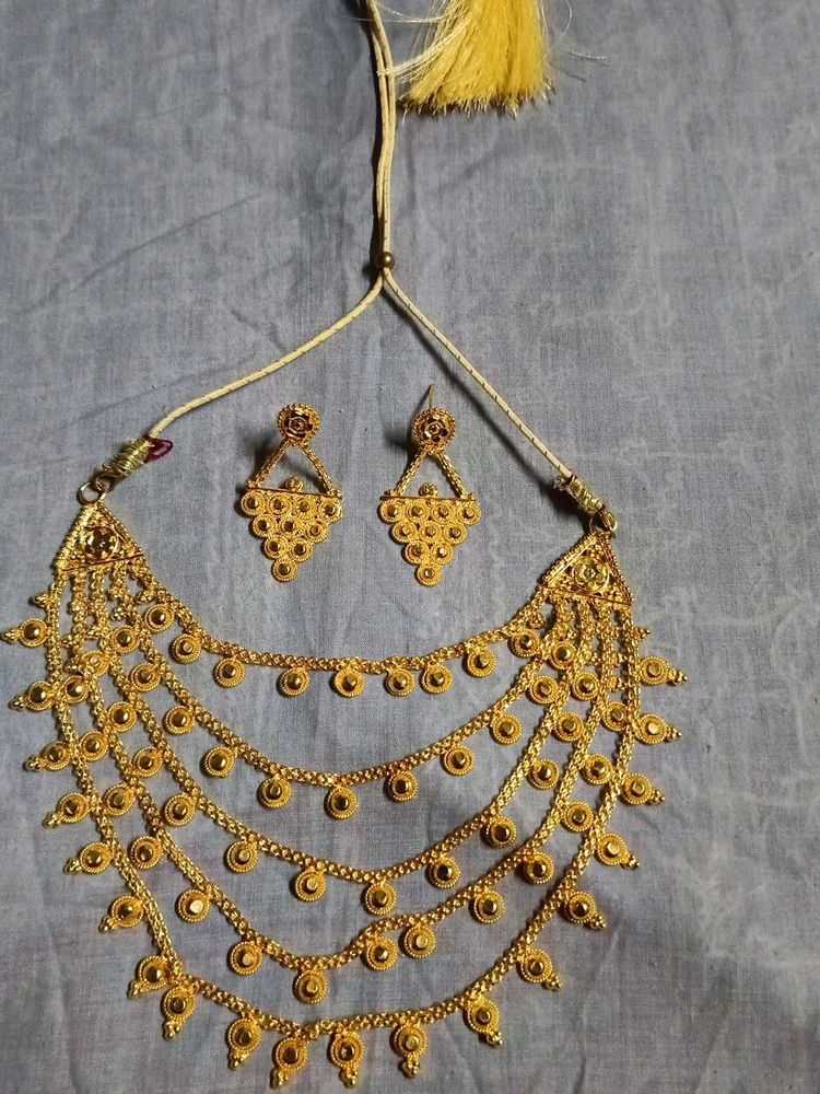 Gold Plated Jewellery Set