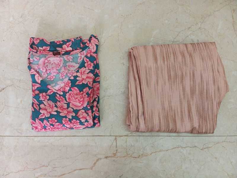 FLORAL KURTA PANT SET