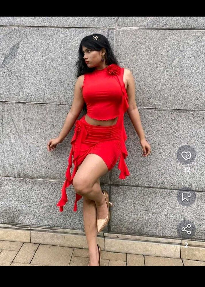 Red Co-ord Set
