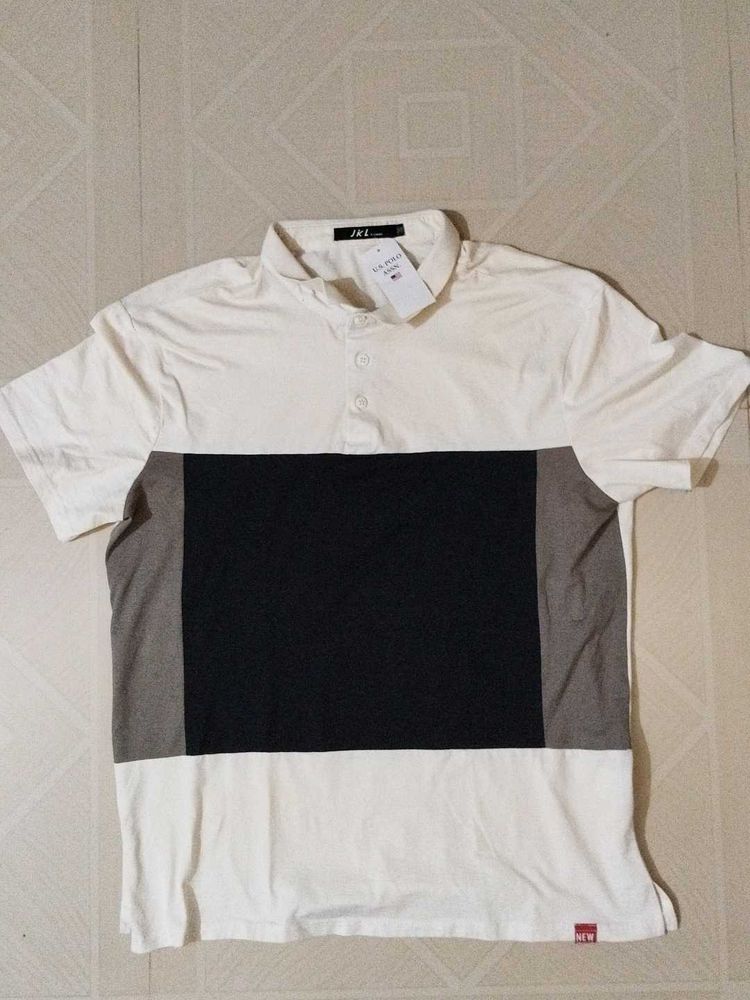 Color Block Polo Shirt