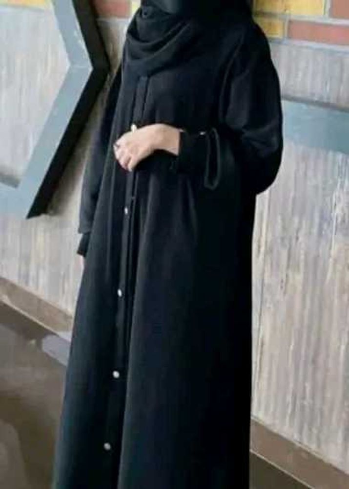 Dubai Elegant Black Abaya Burkha hijab girl's dupp