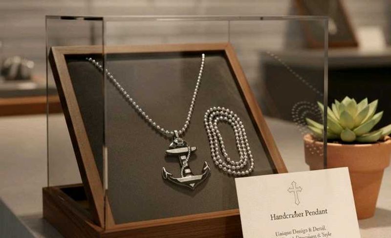 Anchor Pendant Necklace