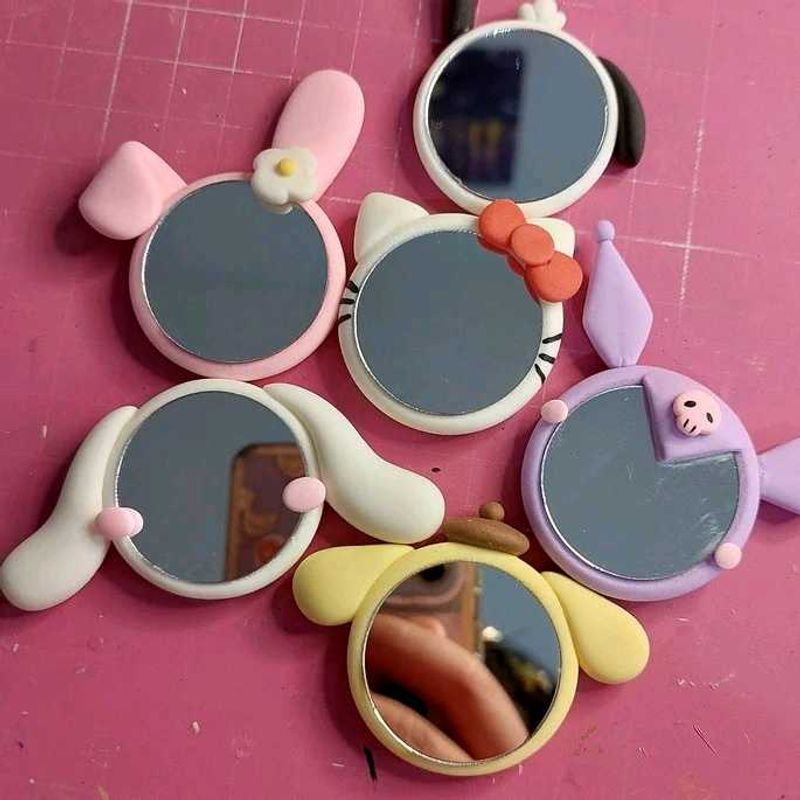 Sanrio Mirror Keychains - Hello Kitty