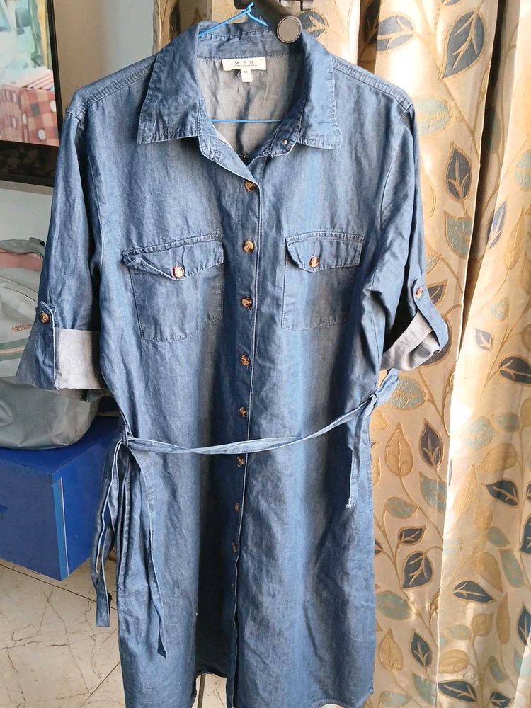 Denim Shirt Dress