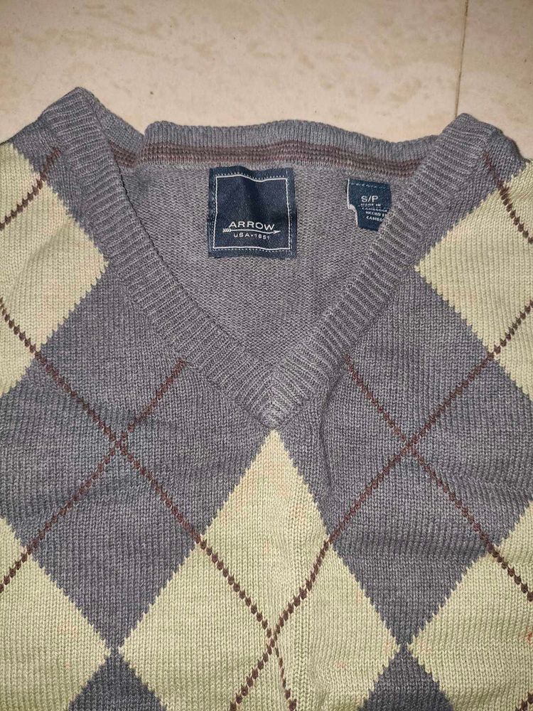 Arrow Argyle Sweater S/P