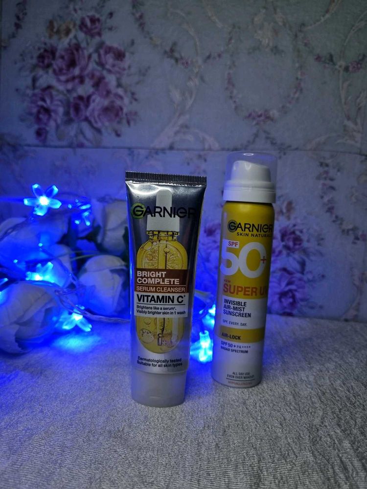Garnier Face Wash &amp; Sunscreen