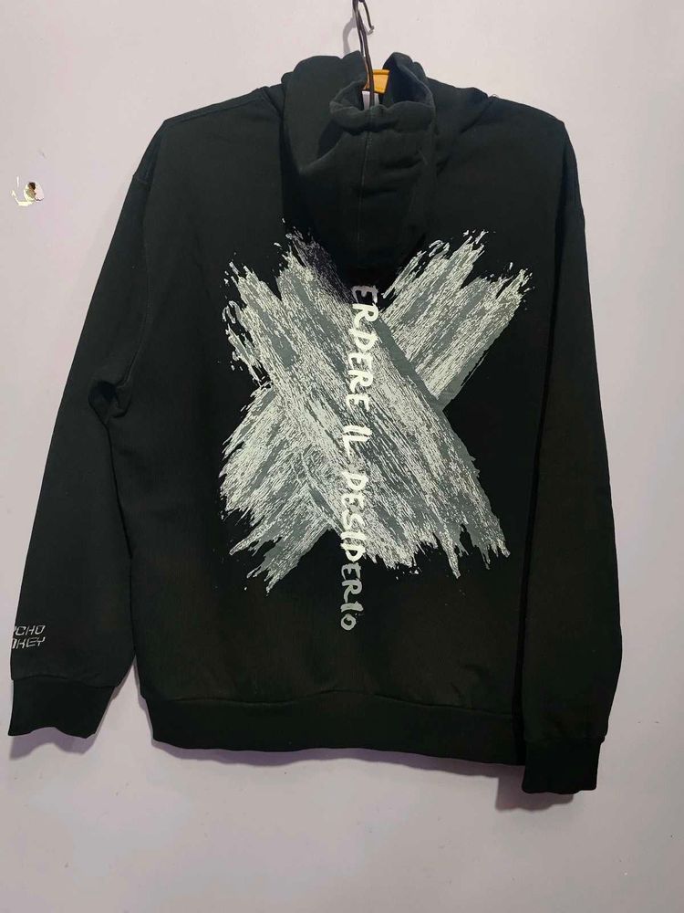 PCMY streetwear printing long pullover hoodie