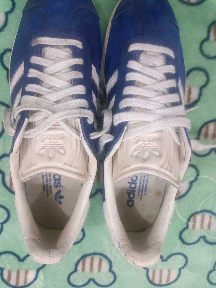 Authentic Adidas Gazelle Blue Casual Shoes