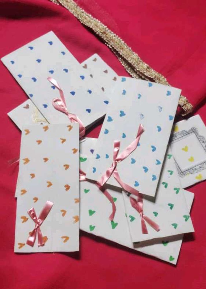 Heart Print Gift Card Holders