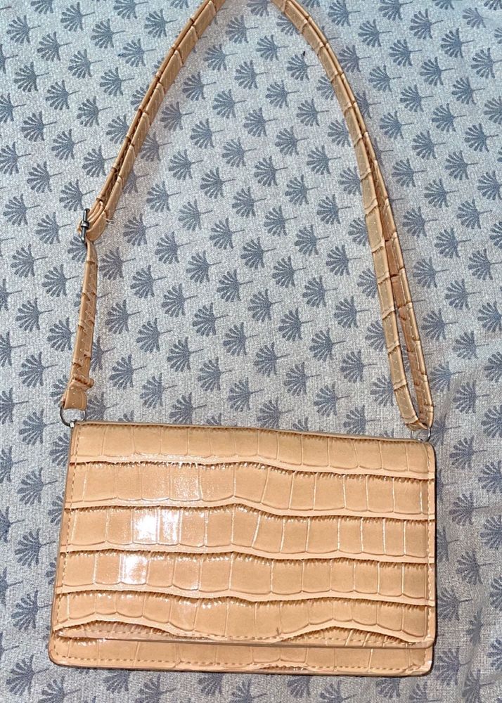 Beige Handbag