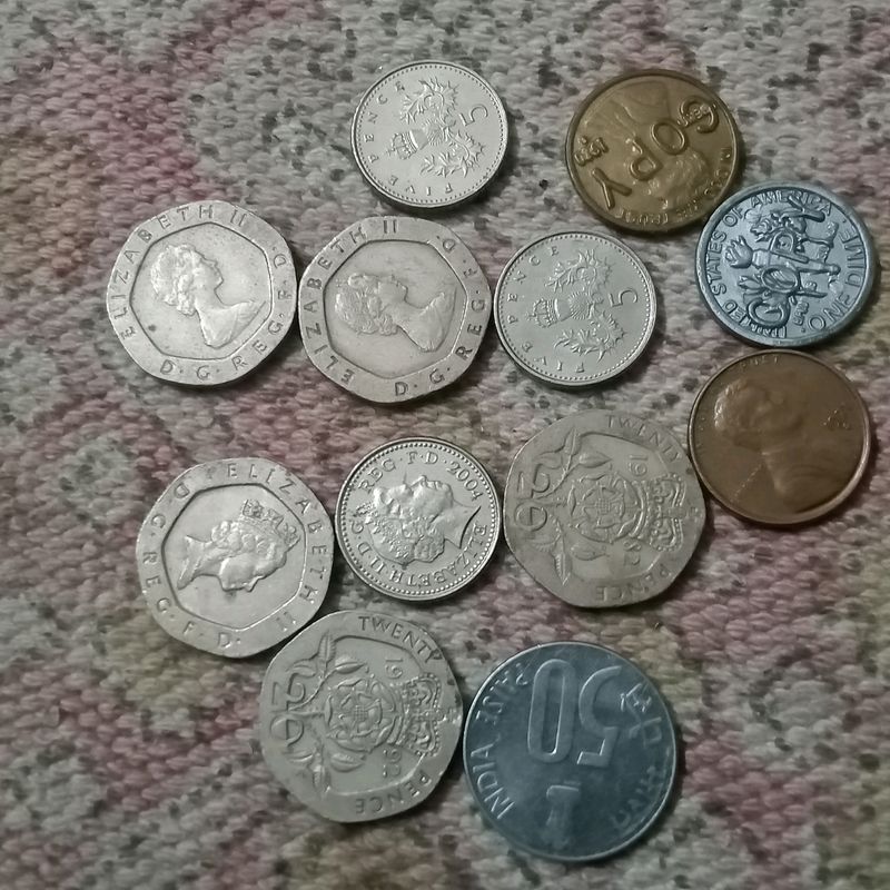 All Pence And Pound Coins