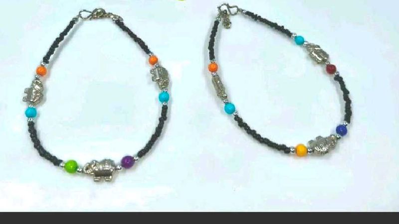 Anklets with elephant charms