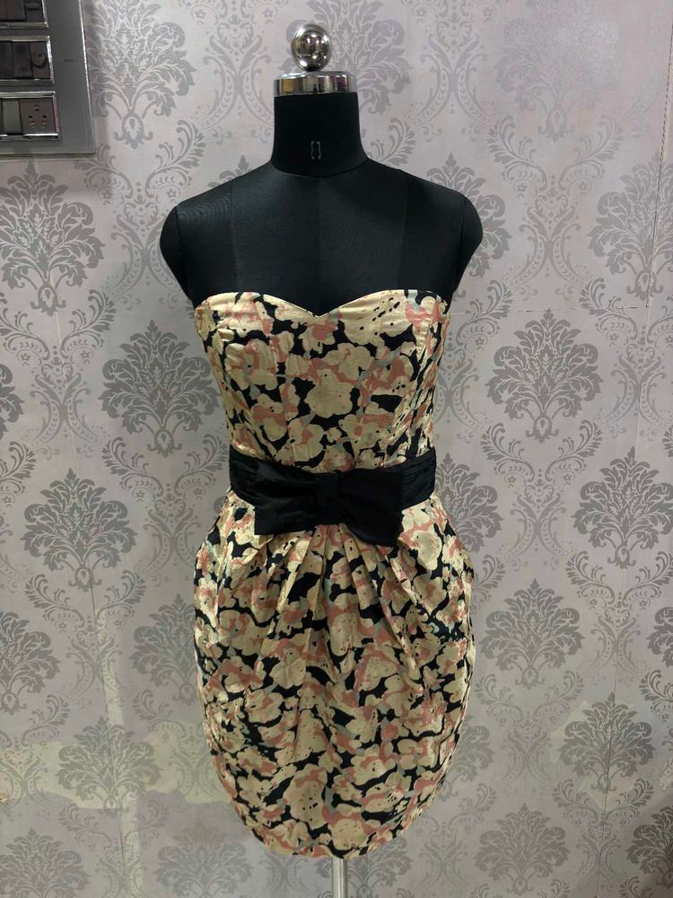 Floral Strapless Dress