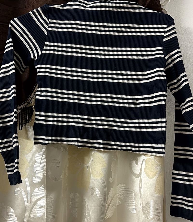 Striped Long Sleeve Top