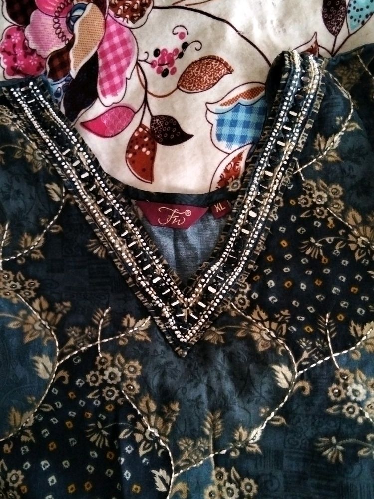 Kurti Pant with Dupatta Set
