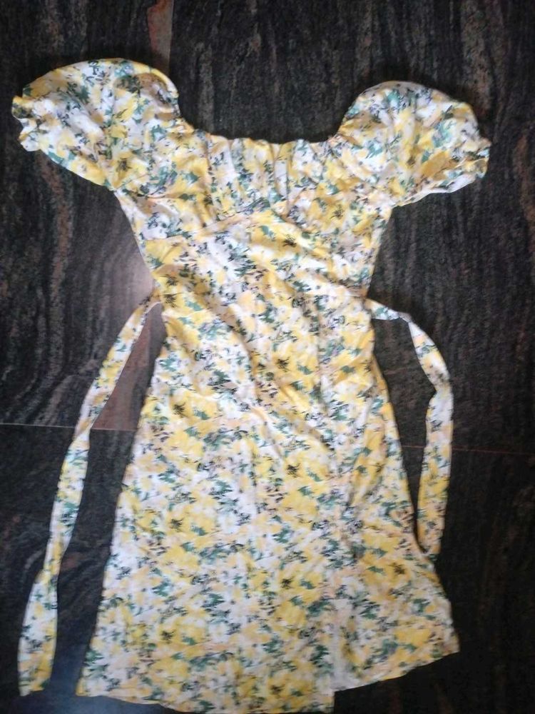 Floral Print Mini Dress