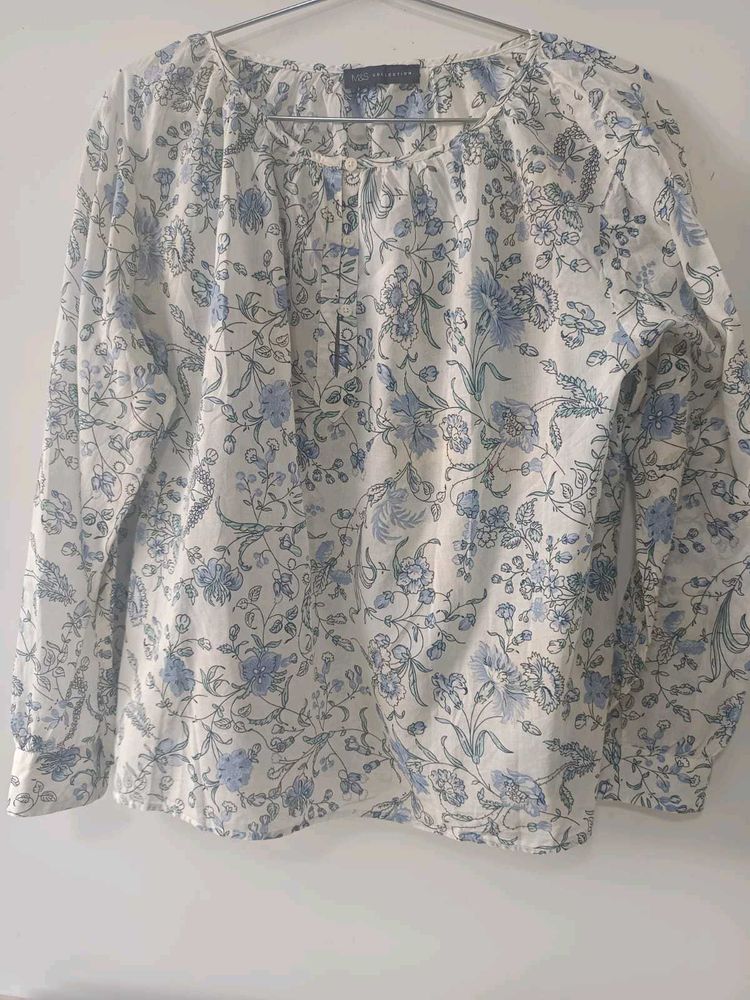 M &amp; S FLORAL TOP