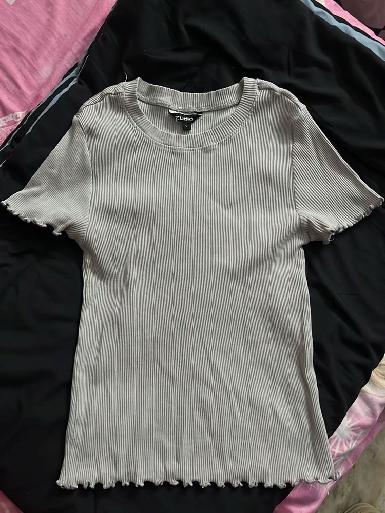 Ribbed Knit Top