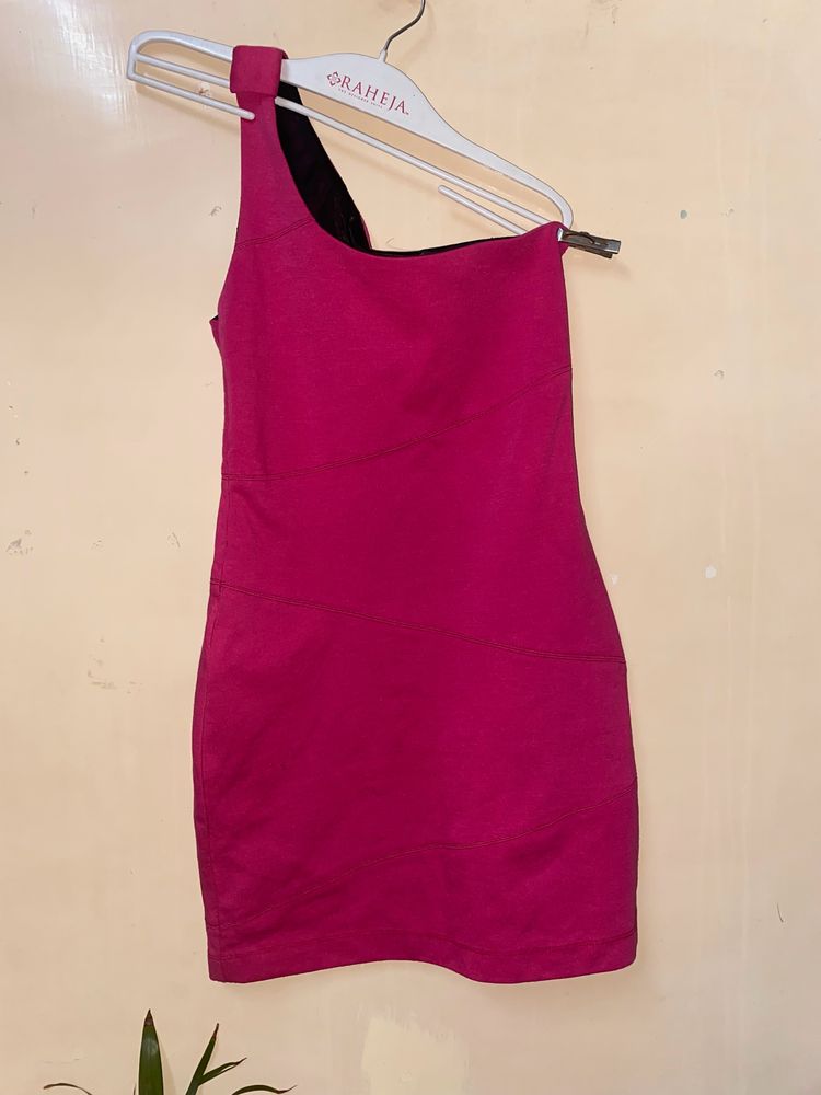 Zara Bodycon One Shoulder Dress