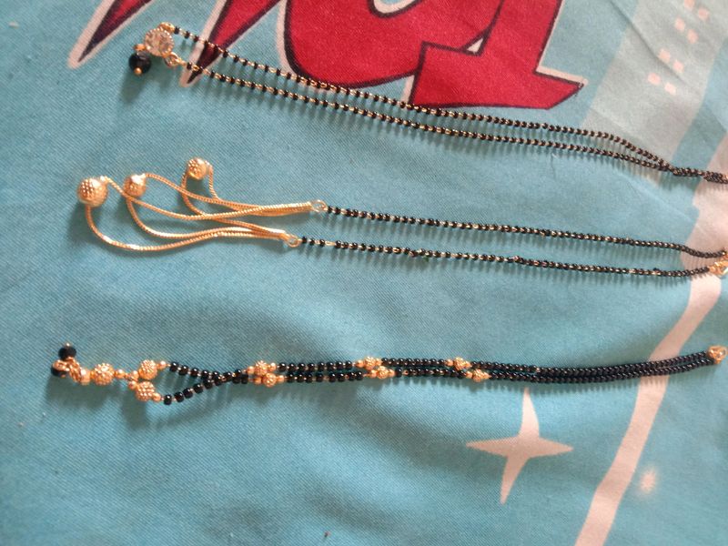 Mangalsutra and Necklace Combo