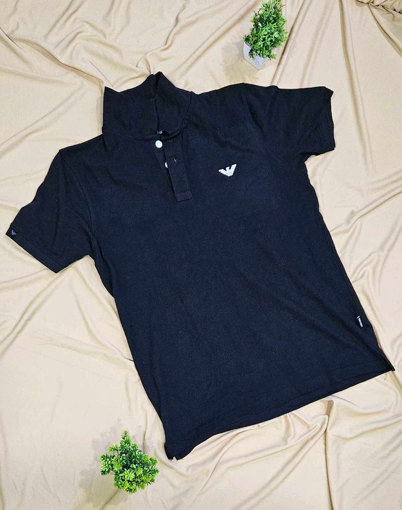 Black Polo T-Shirt