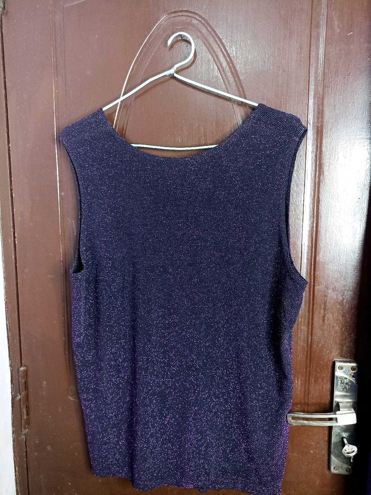 Sparkly Sleeveless Top