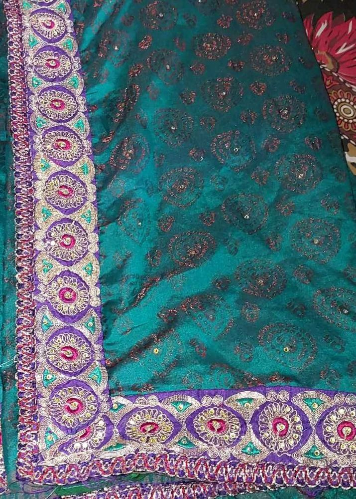 Heavy Border Saree