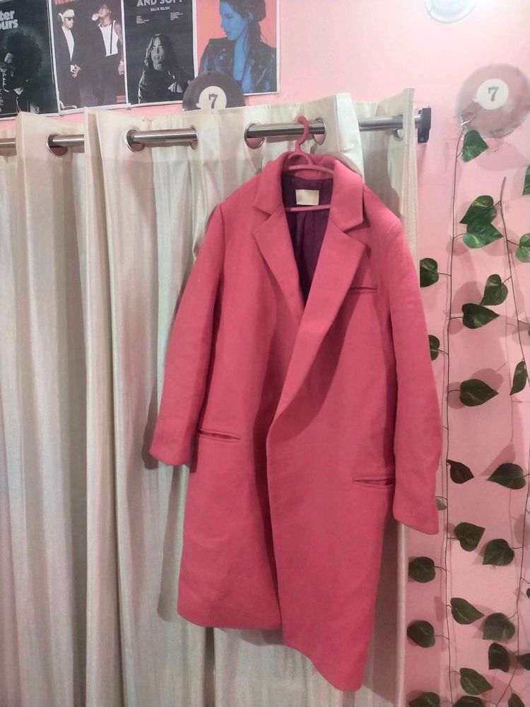 Pink Trench Coat