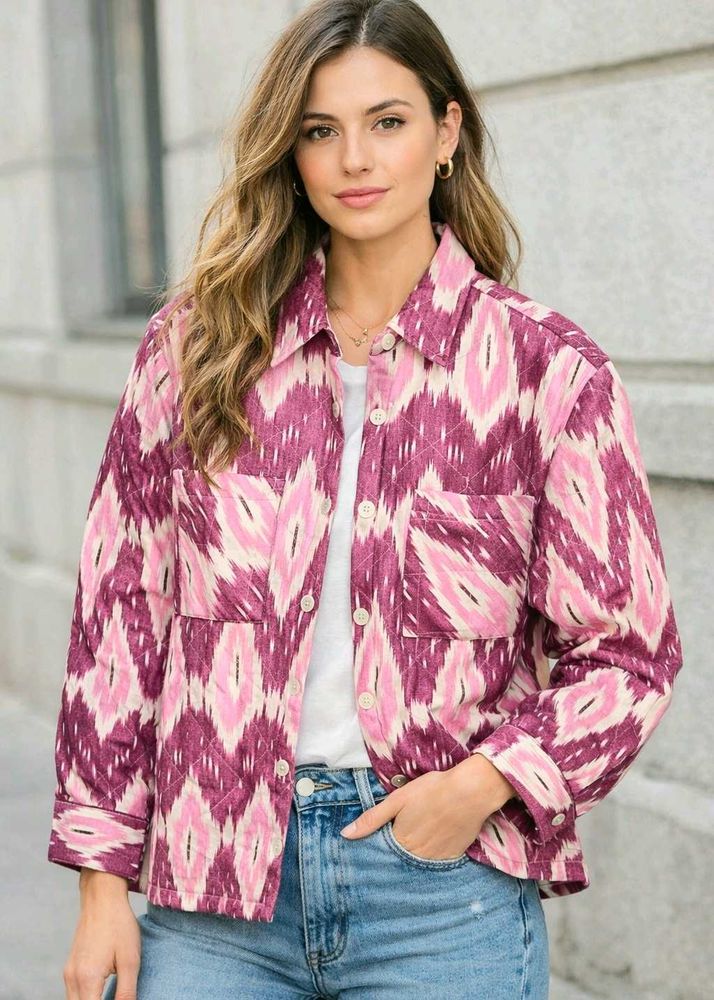 Patterned Designer print Jacket-42